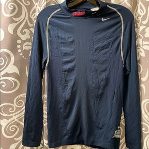 Indians Dri Fit Mock Shirt